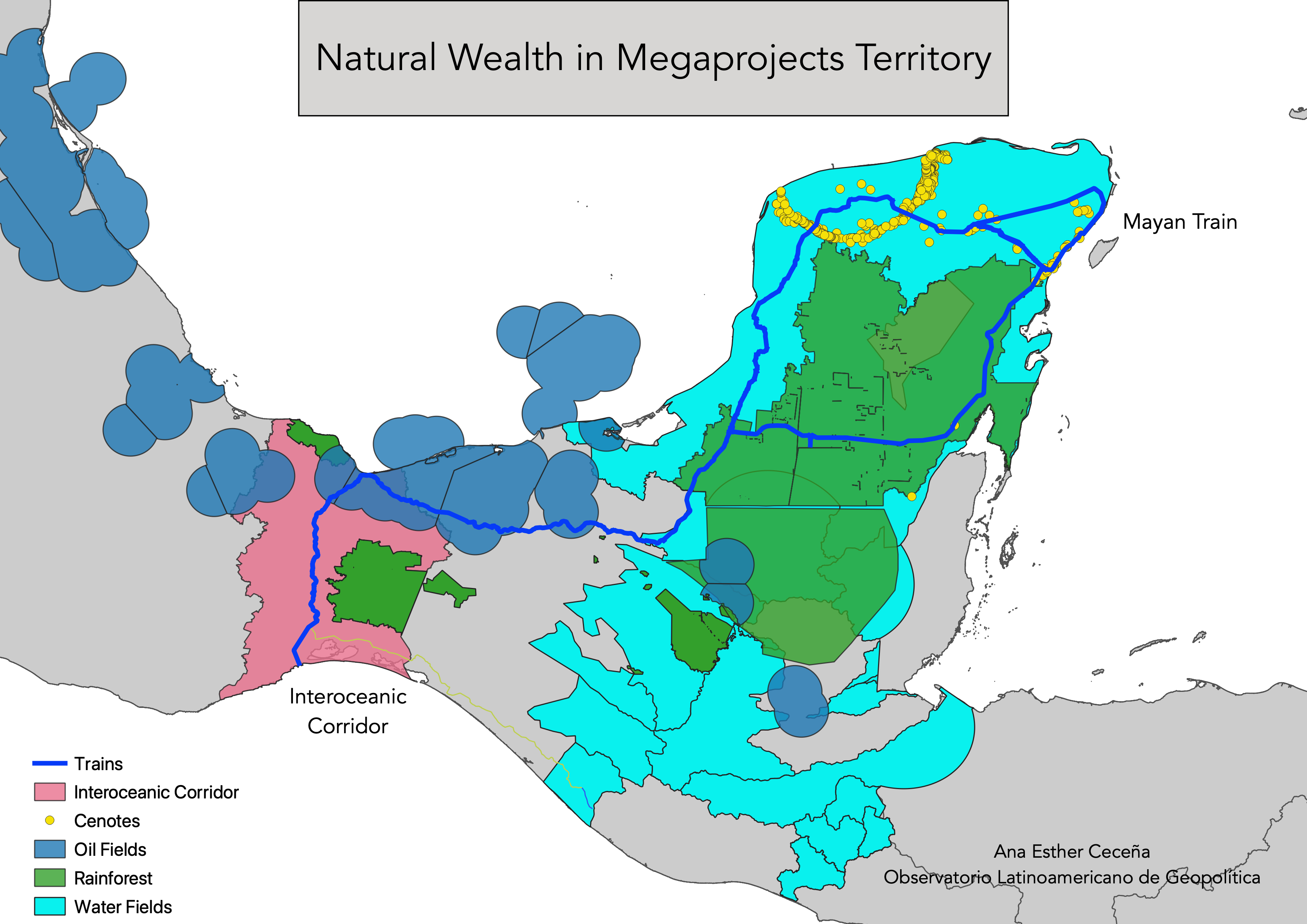 Natural wealth in megaprojects territory